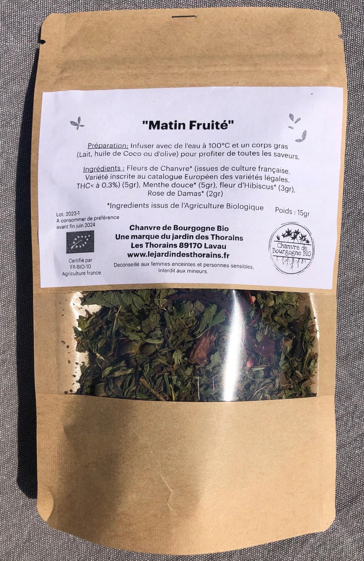 Infusion matin fruite